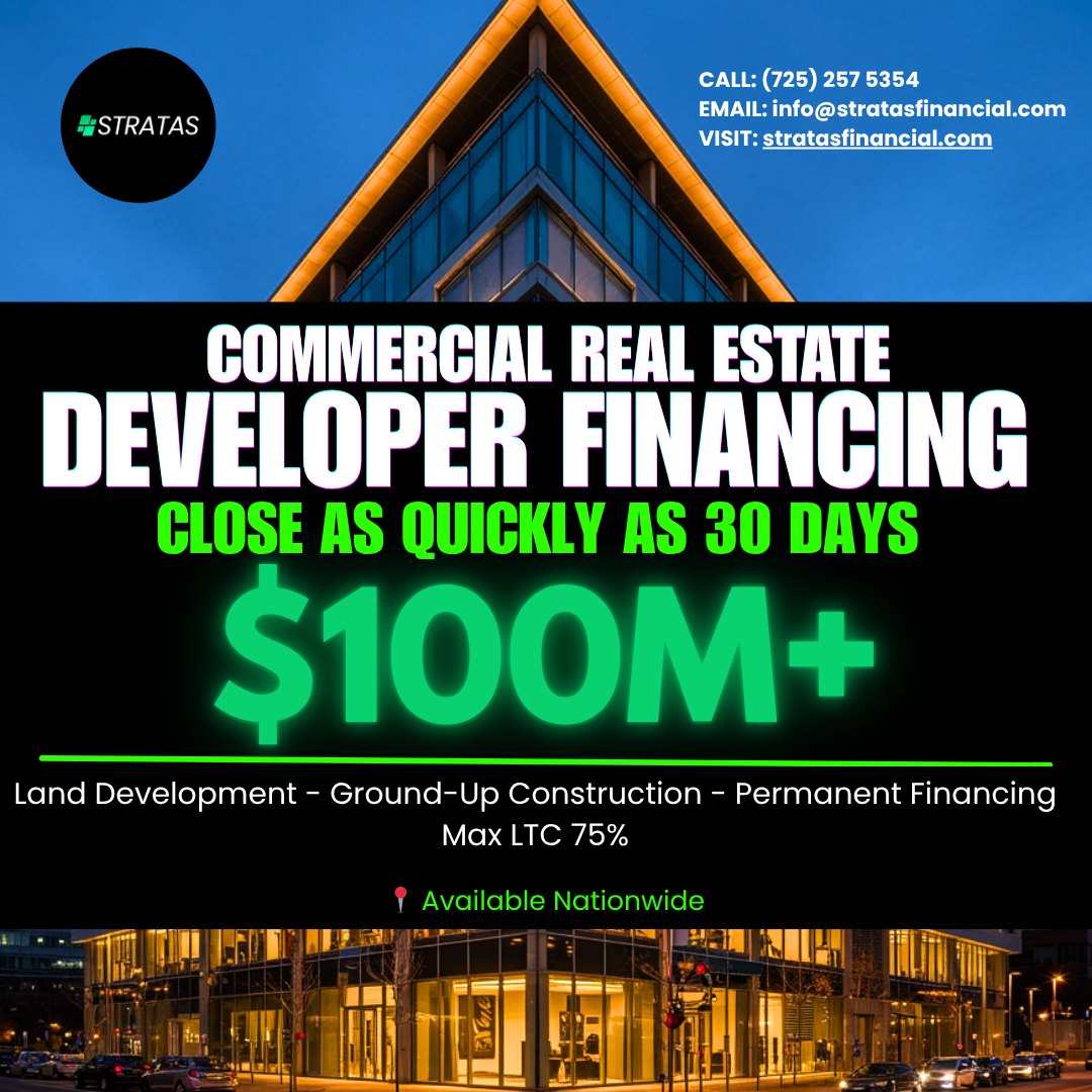 CRE: Phases We Finance
Soft costs / pre-development
Construction (ground-up / heavy rehab)
Bridge to stabilization (lease-up)
Permanent takeout (long-term debt)
Equity / preferred equity / JV when needed
Common stack options
Senior debt
C‑PACE (where applicable)
Preferred equity
Mezz + equity
Other Capital Paths
Business acquisitions
Up to $50M*
Acquisition financing, partner buyouts, recapitalizations, roll-ups, and growth acquisitions.

Learn more
Apply
Short-term bridge / working capital
Up to $50M*
Short-term bridge funding used as working capital to cover gaps, execute opportunities, and maintain momentum.

Learn more
Apply
Term loans
SBA loans (7(a) & 504)
Line of credit.