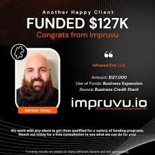 Impruvu Business Accelerator  & Personal Funding.
