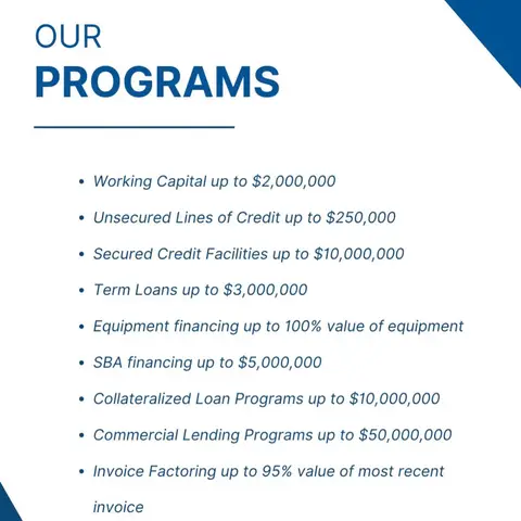 Free Financing Consultation.