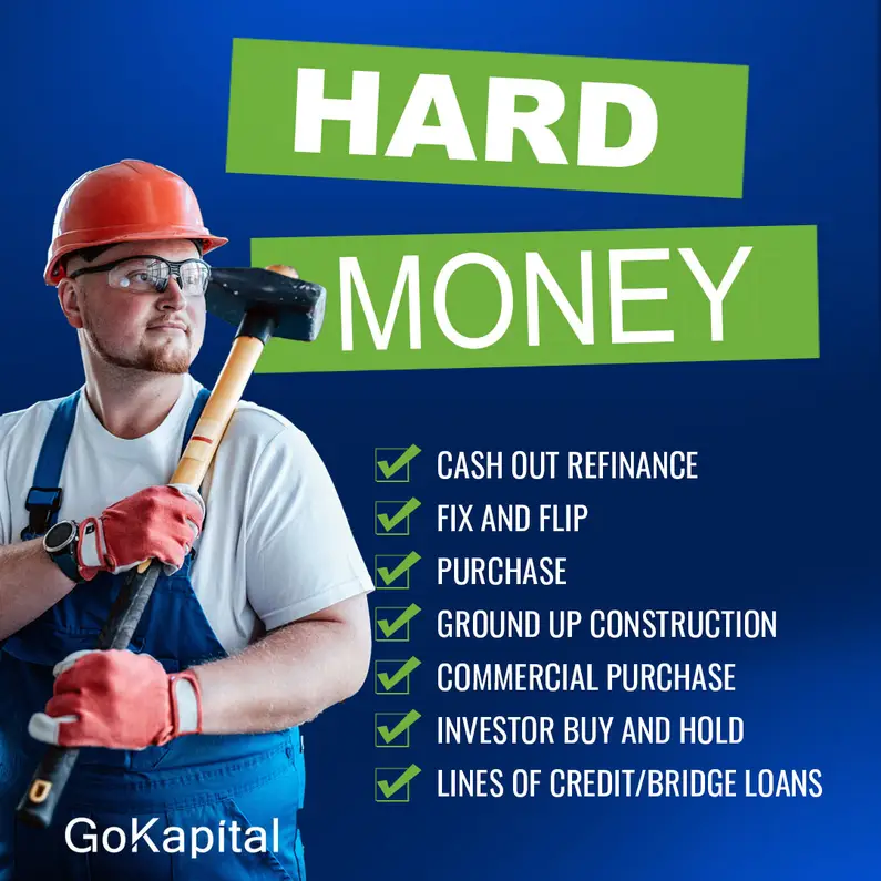 Hard Money | Bridge Loan | Accounts Receivable | Commercial Loans | Start Up Loan | Sale Leaseback | Venture Capital | Note Purchasing | Asset Based Loan | SBA Loan | Unsecured Loan/Line | Working Capital | Equipment Lease | Equity Loan | Refinance With Cash Out | Credit Lines