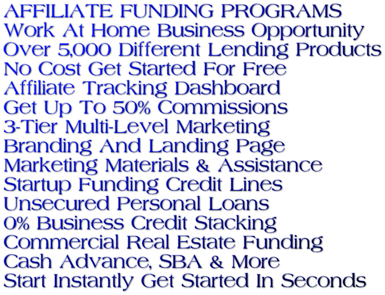 
Impruvu 
LendBox Program

Designed for established businesses with a client network.

Broker Blue print 
Advanced Tracking Dashboard

50% Commissions

3-Tier Affiliate System

Your Branding and Landing Page

Personal Communication Channel

LendBox Education Program

Super Affiliate University Course

Money360!.